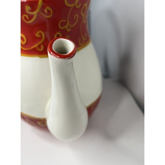 Dayspring Holiday NIB Christmas Teapot the meaning of the Christmas Wreath - Picture 5 of 12